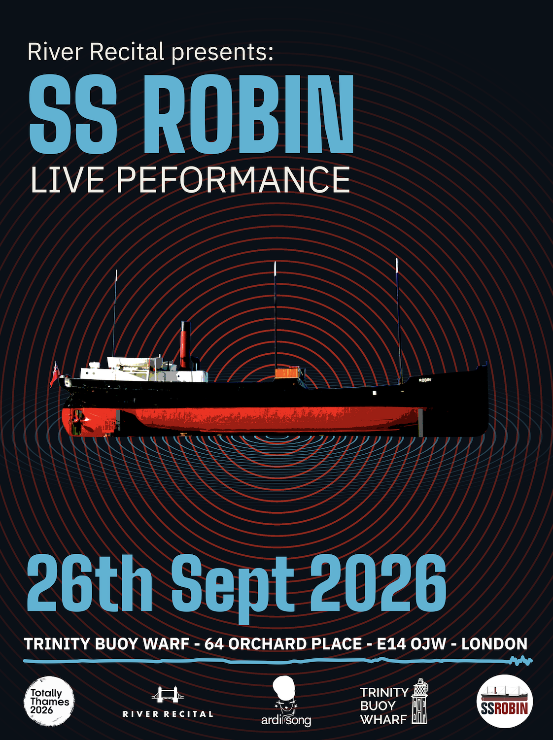 River Recital presents SS Robin