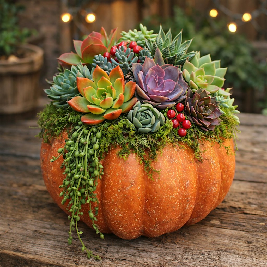 Succulents & Pumpkins, Oh My !