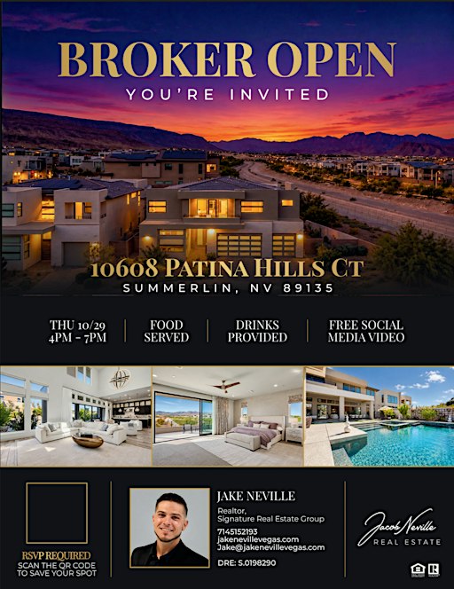 Luxury Broker Open in the heart of Summerlin!