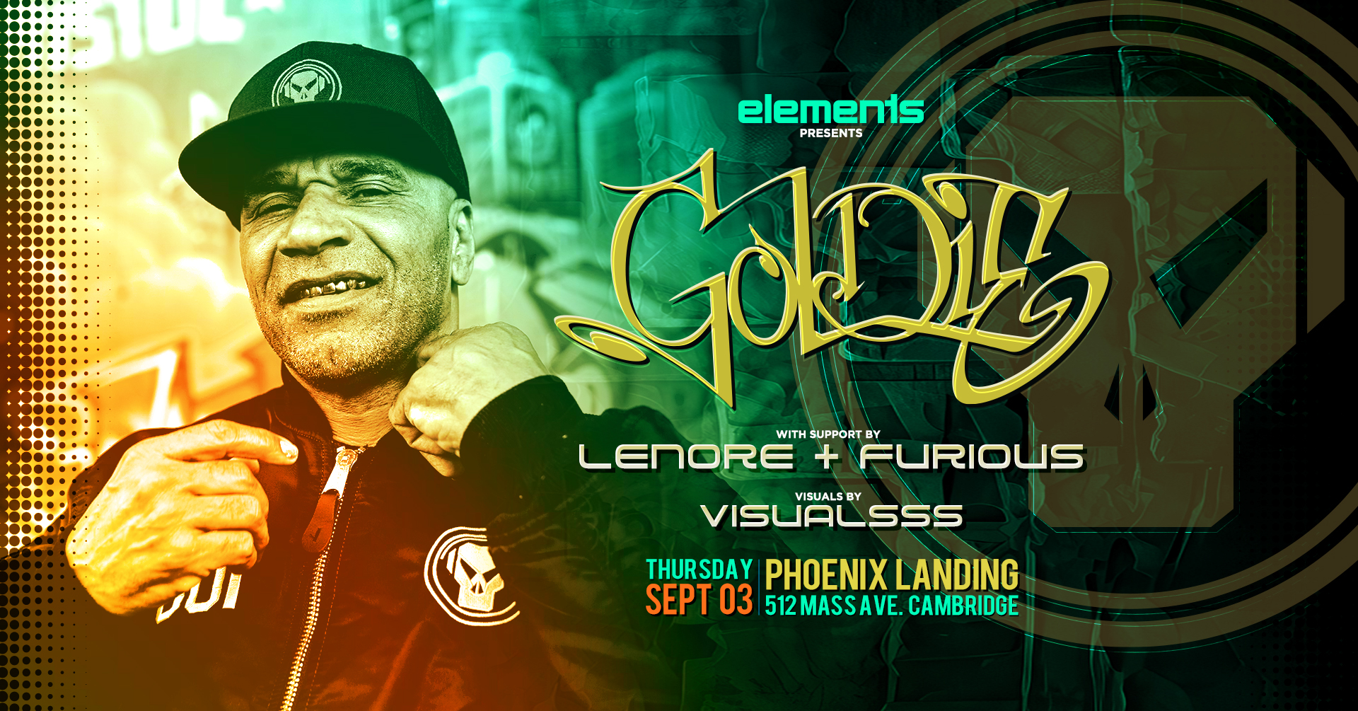 elements with Goldie (Metalheadz) UK