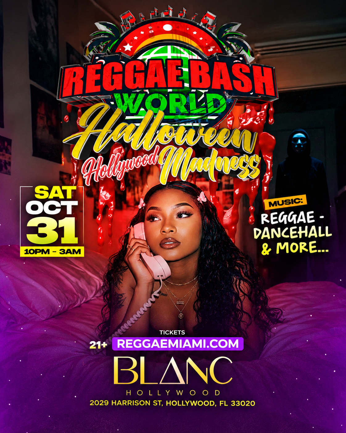 🎃 REGGAE BASH WORLD: HALLOWEEN MADNESS 👻🔥