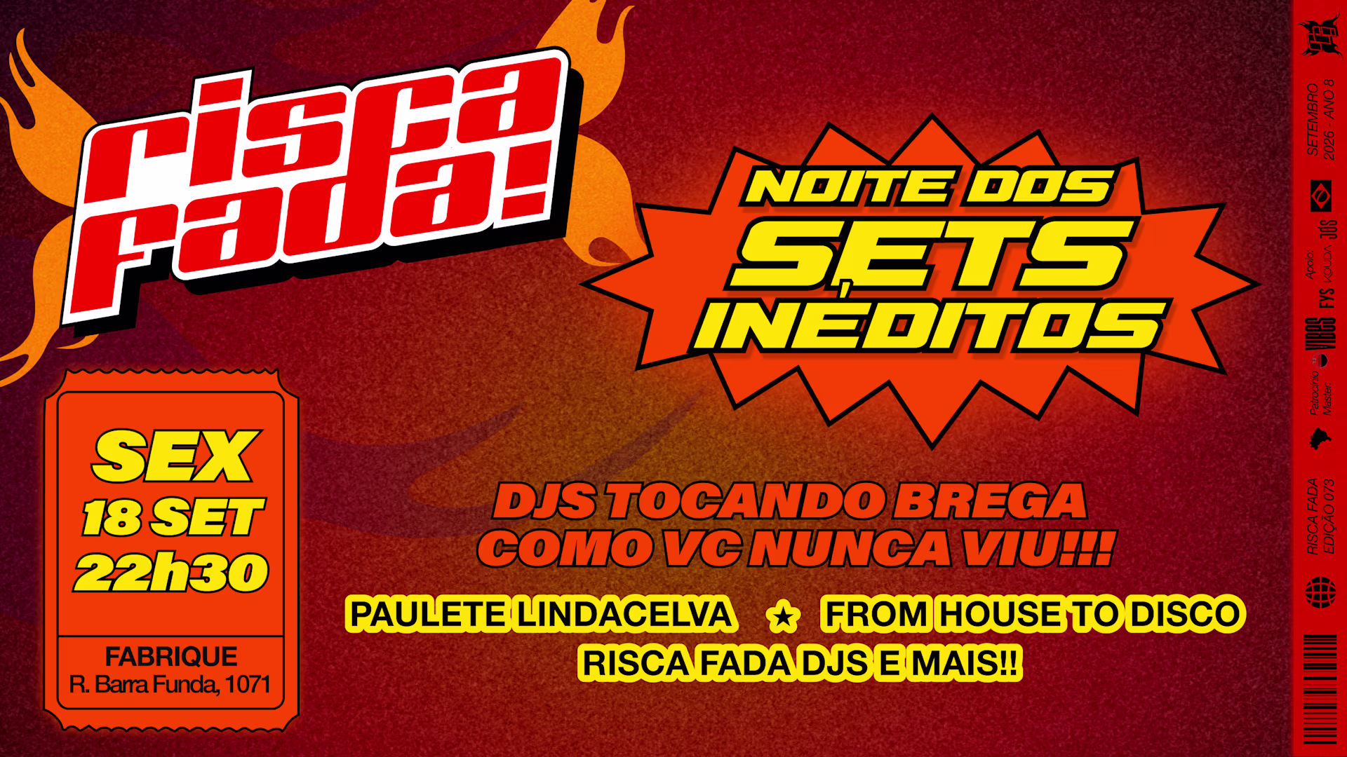 Baile Do Risca Fada Noite Dos Sets Inéditos