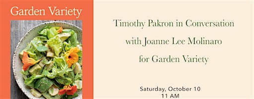 Timothy Pakron @mississippivegan in Conversation for Garden Variety