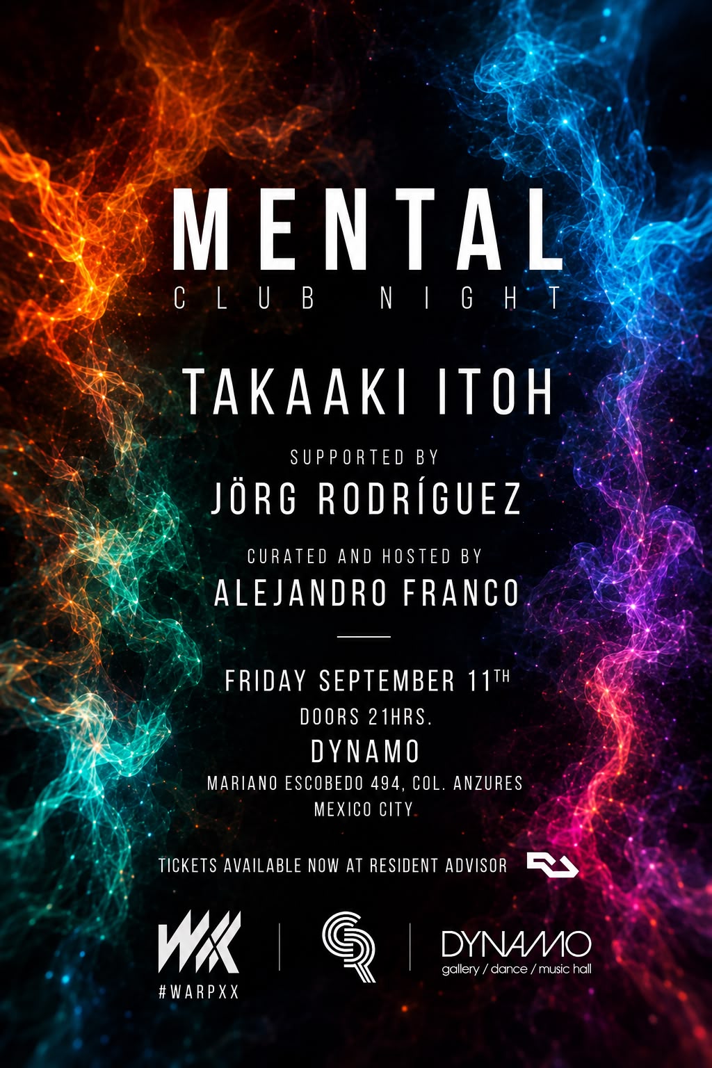 MENTAL Club Night - Takaaki Itoh, Jörg Rodriguez & Alejandro Franco