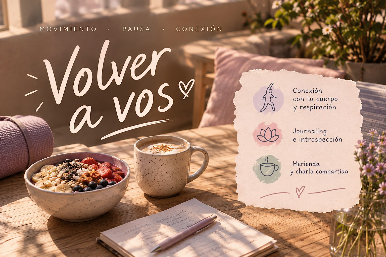Volver a vos. Un encuentro pensado exclusivamente para mujeres