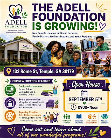 Adell Foundation Open House 9A-10A