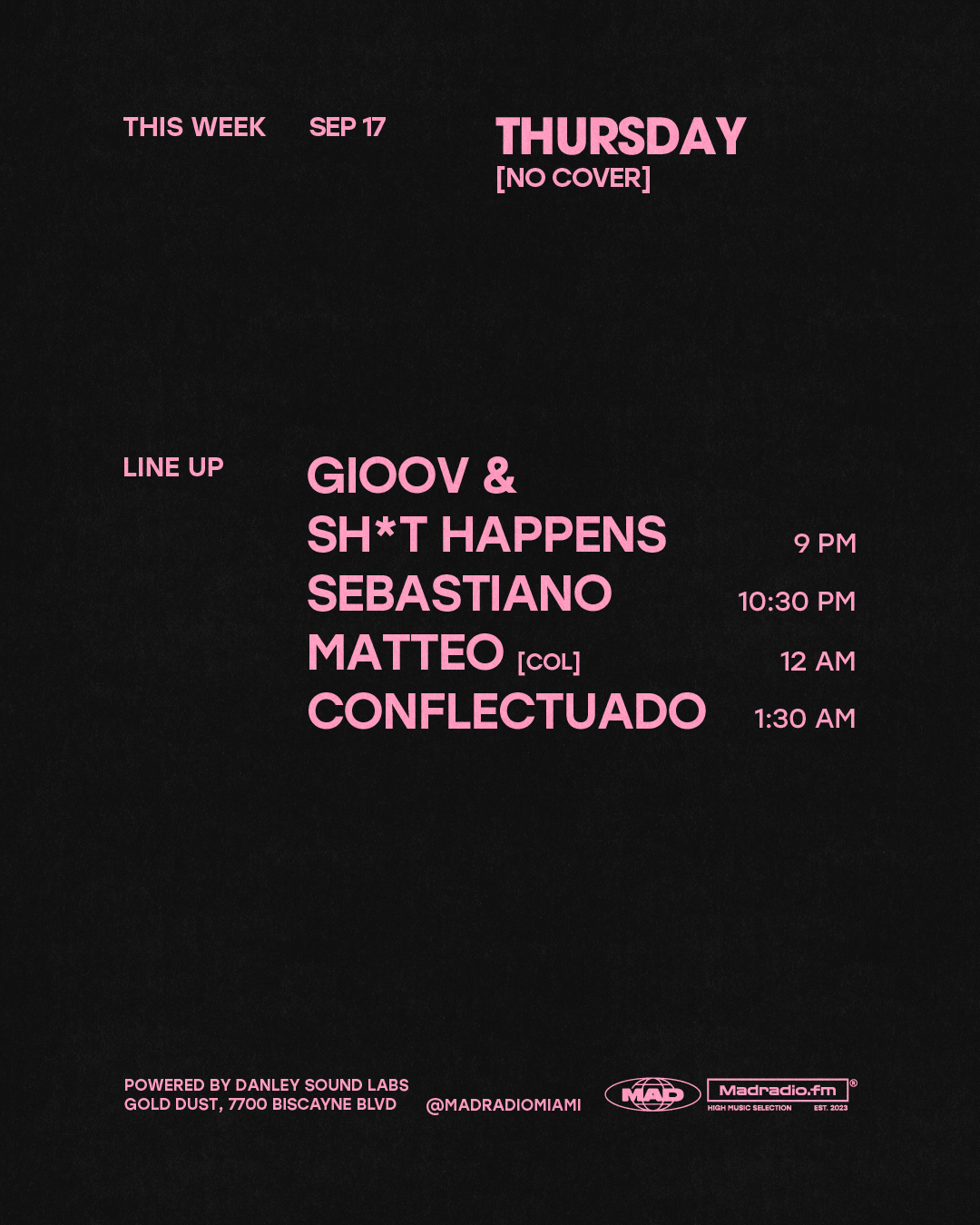 GIOOV & Sh*t Happens / SEBASTIANO / MATTEO / CONFLECTUADO