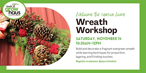 Wreath Workshop November 14