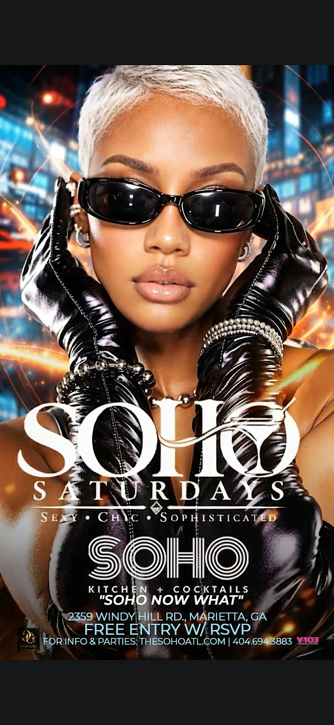 SOHO SATURDAYS W/ LIVE ENERGETIC BAND 9:30P+HOTTEST DJS RSVP FOR FREE ENTRY