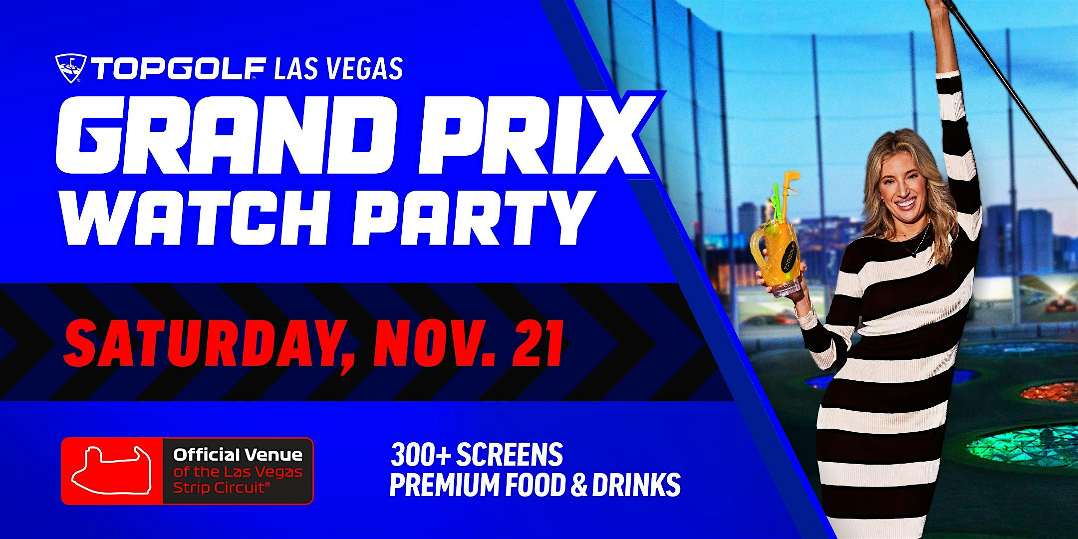 Grand Prix Watch Party At Topgolf Las Vegas