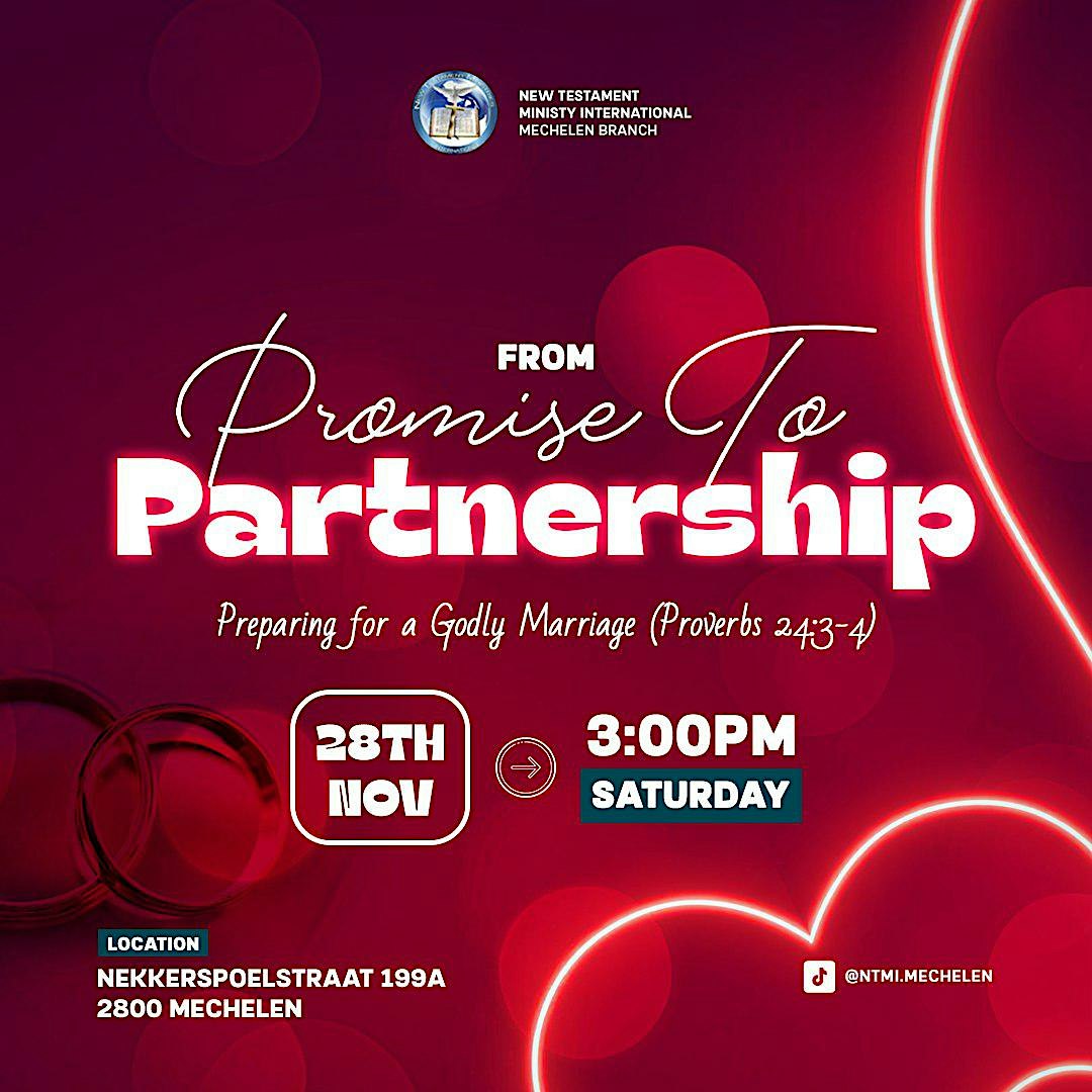 From Promise to Partnership (Proverbs 34:3-4)
