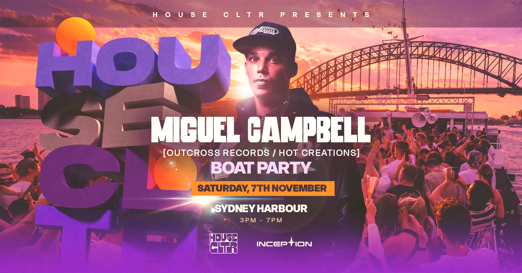 House CLTR Sydney - Ibiza Boat Party feat. Miguel Campbell (Hot Creations)