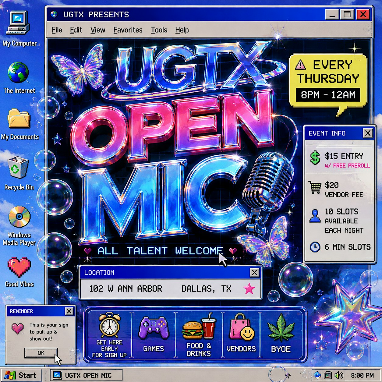 Underground Texas Open mic