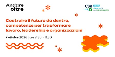 Costruire il futuro da dentro, competenze per trasformare lavoro...