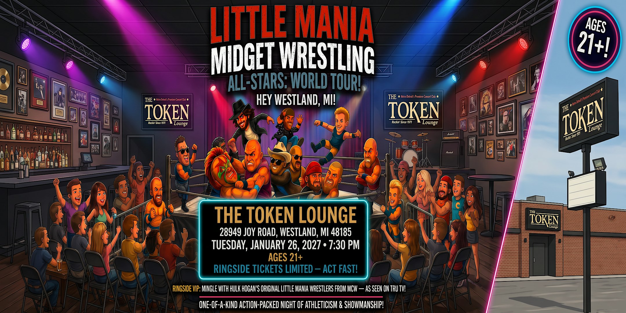 Little Mania Midget Wrestling All-Stars: World Tour in Westland, MI!