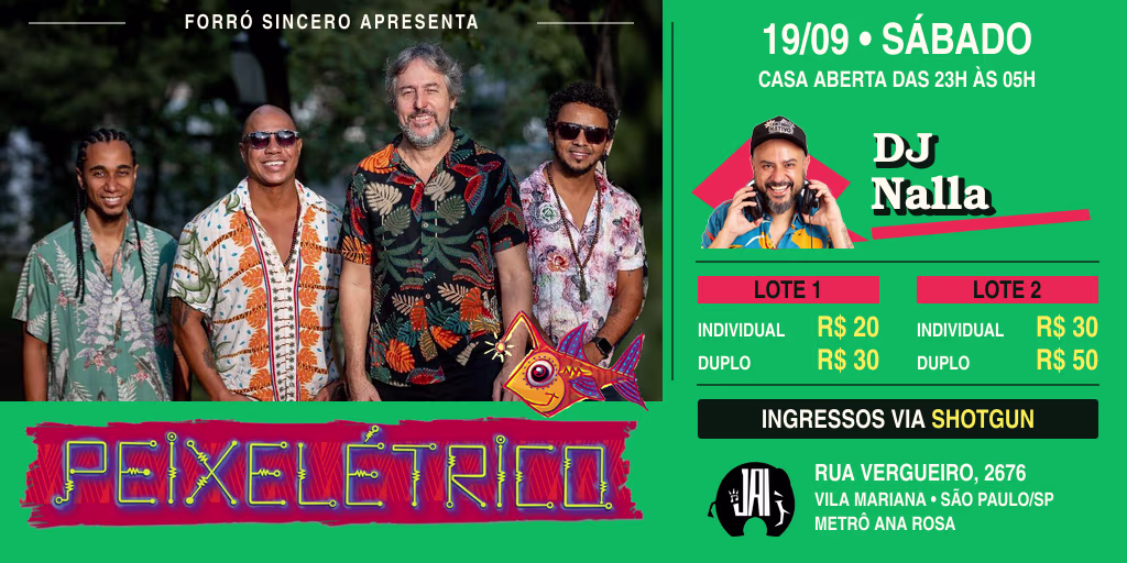 Forró Sincero Apresenta Peixelétrico