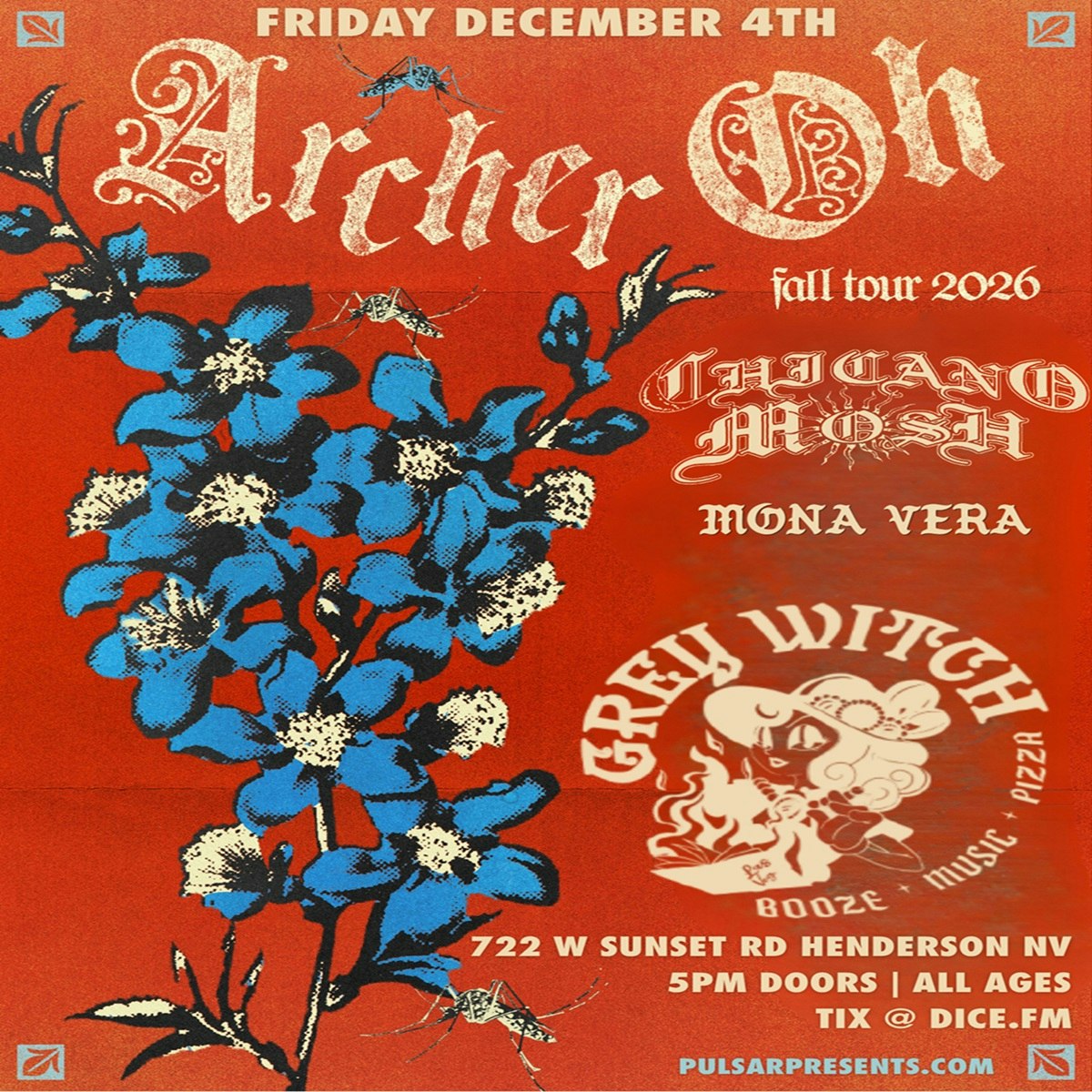 Archer Oh w Chicano Mosh, Mona Vera