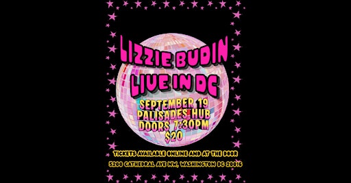 Lizzie Budin: Live in DC!
