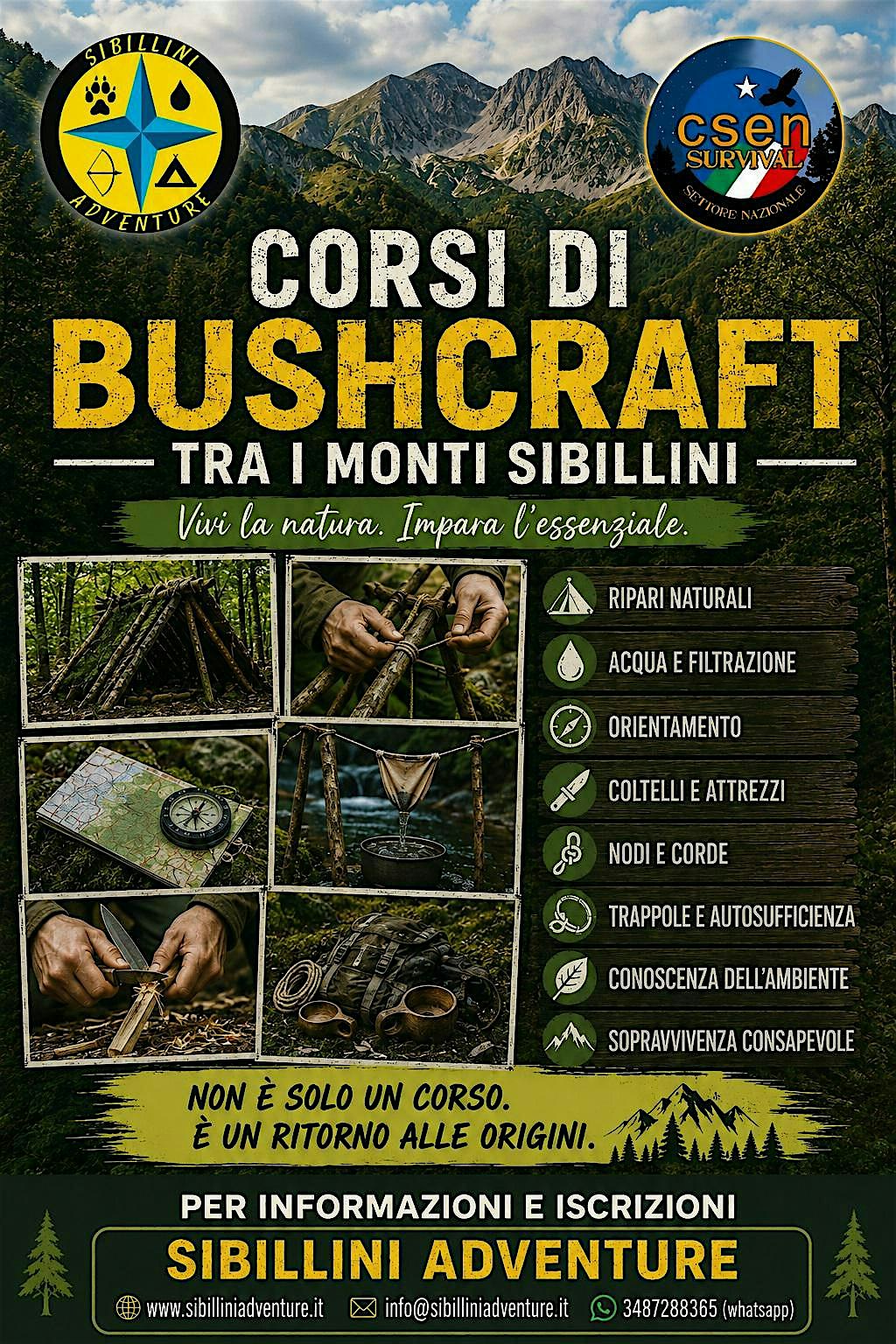 Sibillini Bushcraft Basic