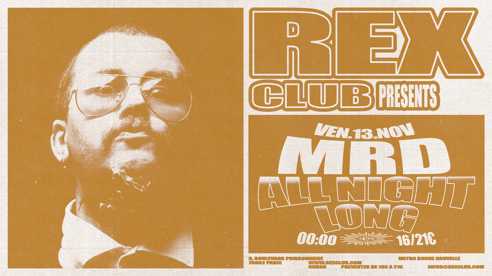 Rex Club presents: MrD all night long