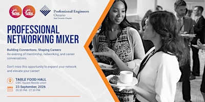 PEO East Toronto x WiRE Networking Mixer