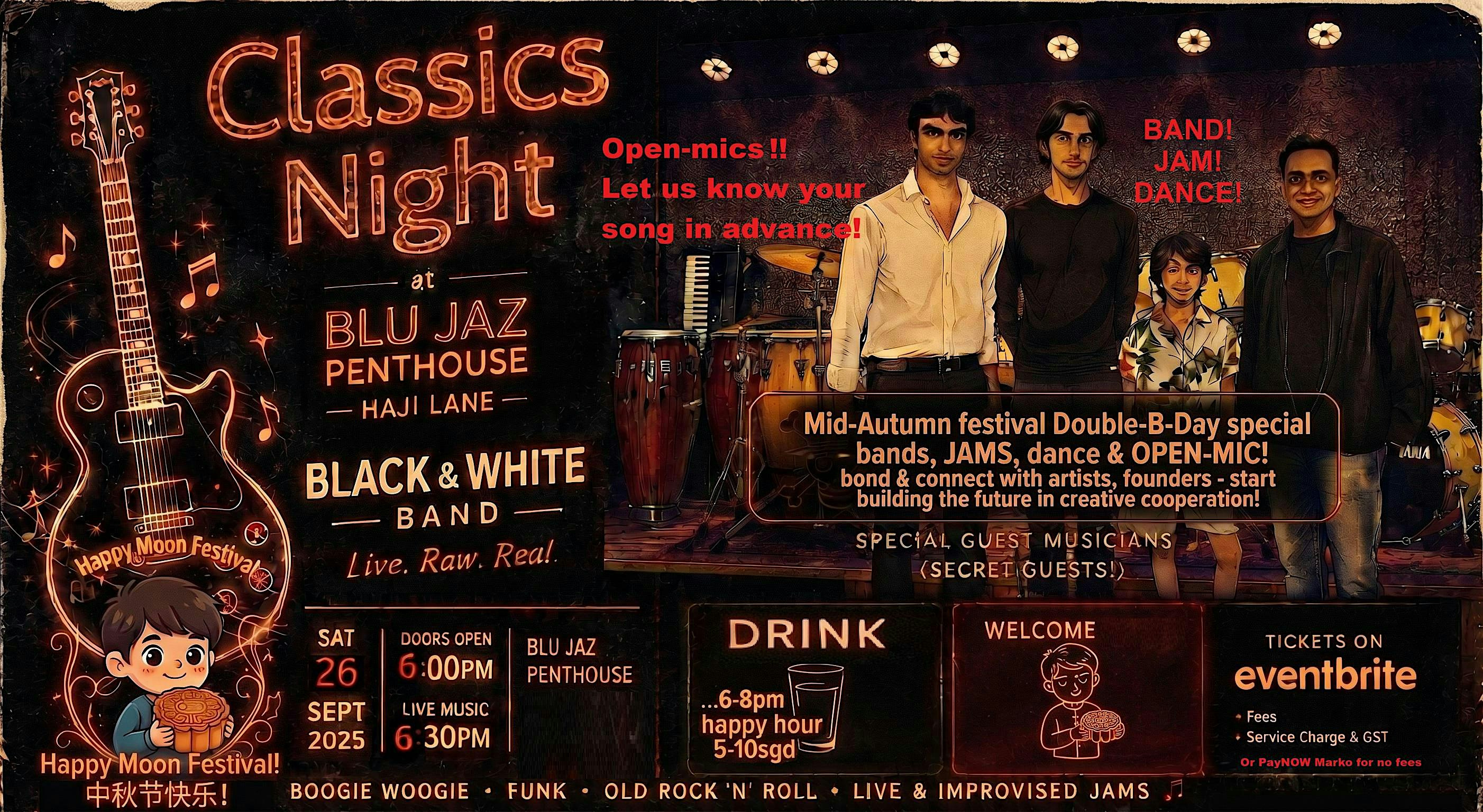 Classics Night @ Blu Jaz, Bali Ln