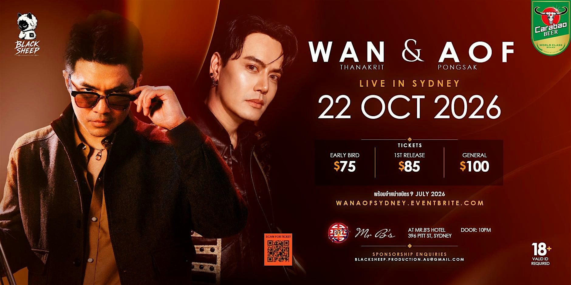 Wan & Aof Live in Sydney 2026