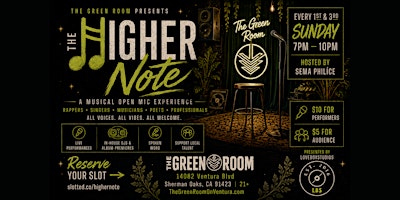 Higher Note Open Mic Night ⋆⁺ ♬