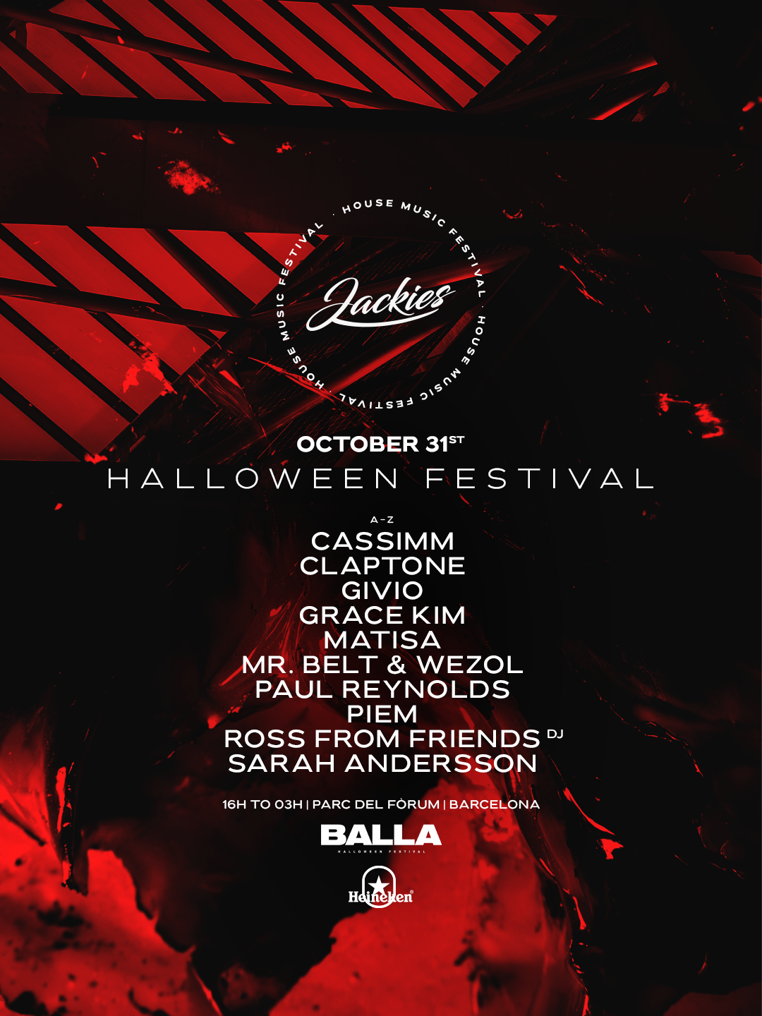 fabric: Groove Armada, Mike Dunn, Cinthie, Elliot Schooling, Liam Palmer, Delilah, Kellie Allen
