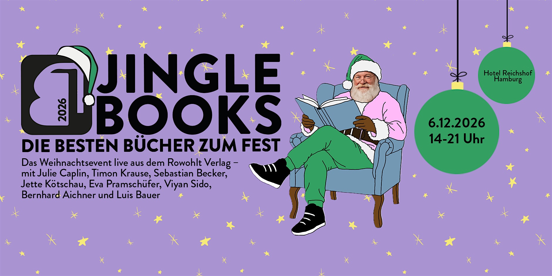 Jingle Books 2026 - Die besten Bücher zum Fest
