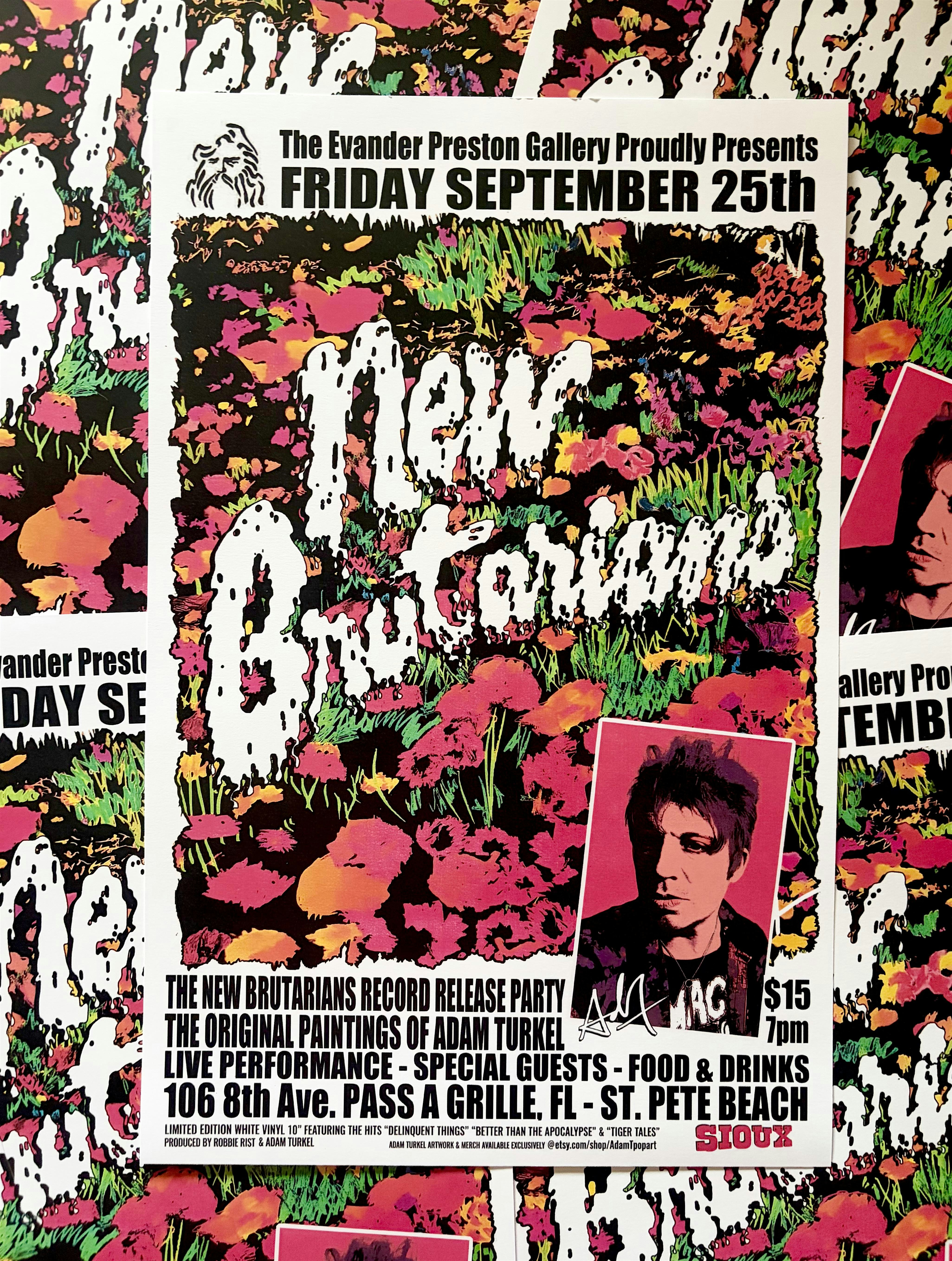New Brutarians Vinyl Release & Adam Turkel Art Show