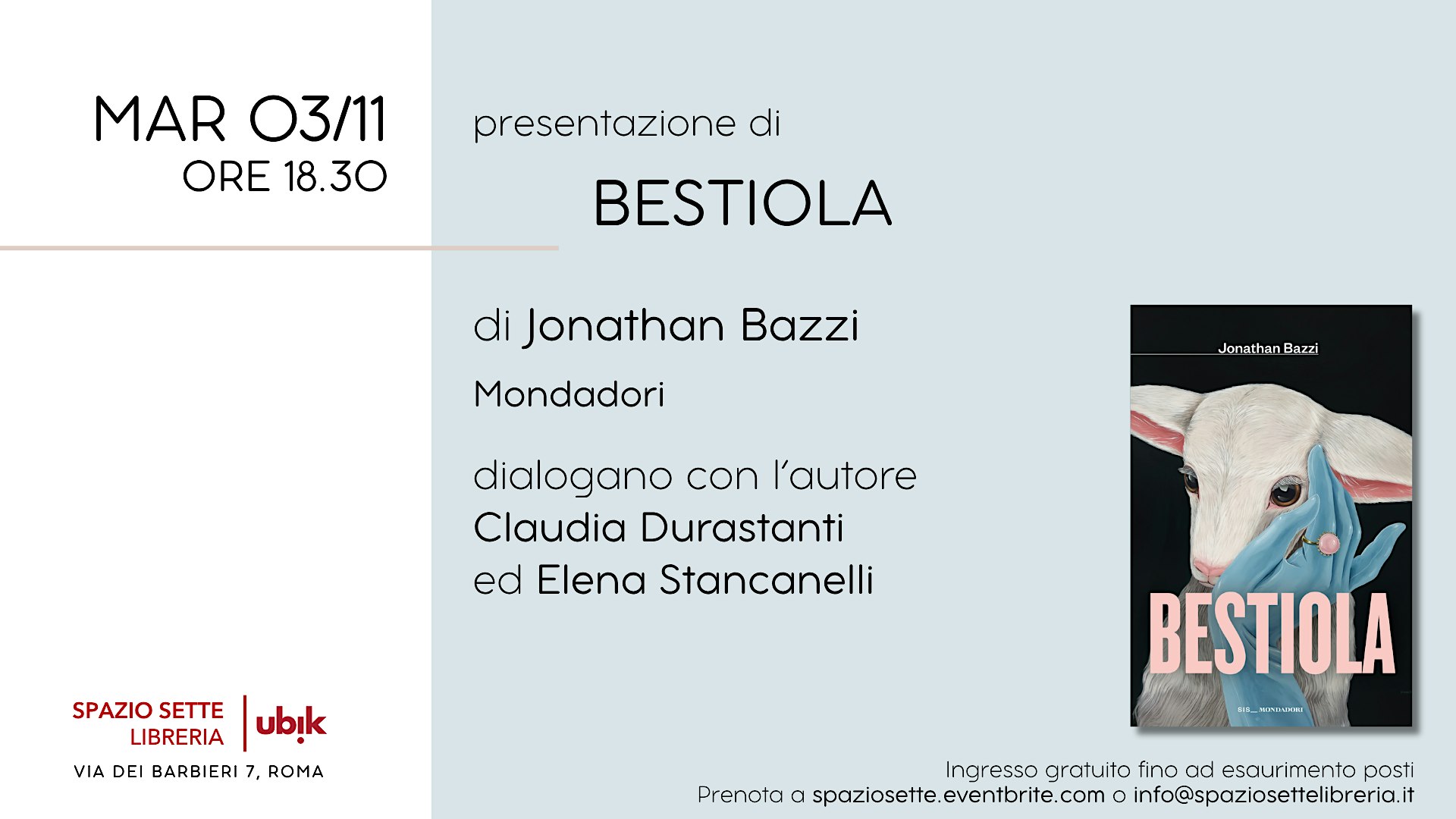 Presentazione di "Bestiola"