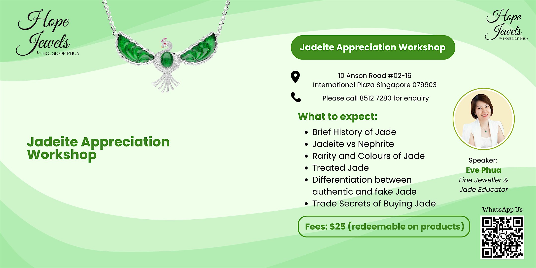Jadeite Appreciation Workshop