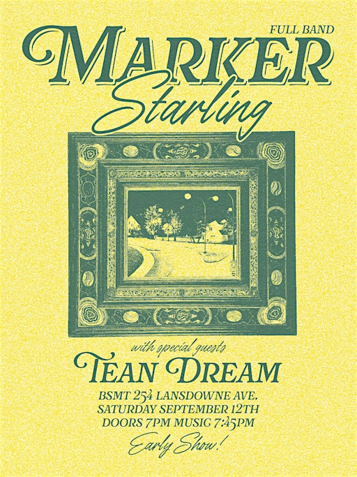 Marker Starling + Tean Dream @ BSMT254
