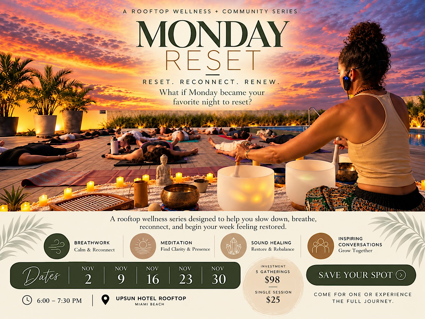 MONDAY RESET/ Breathwork & Sound Bath