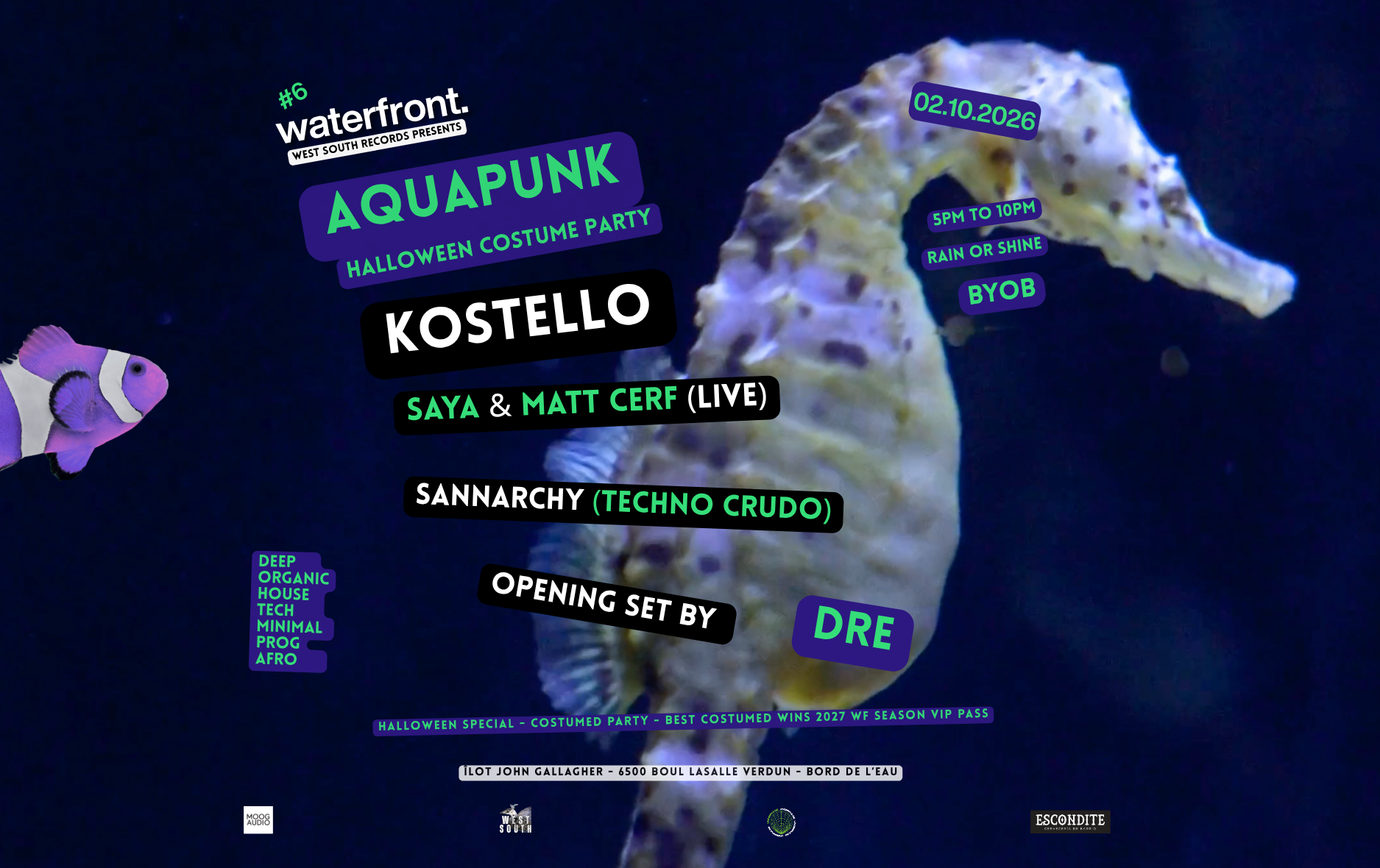 Waterfront #6 - AQUAPUNK - COSTUME PARTY