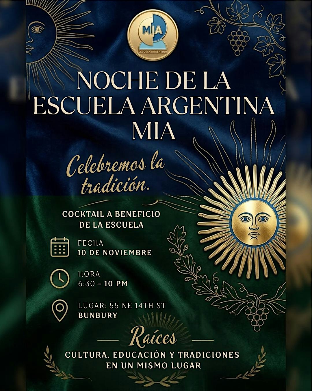 Noche de la Escuela Argentina Mia