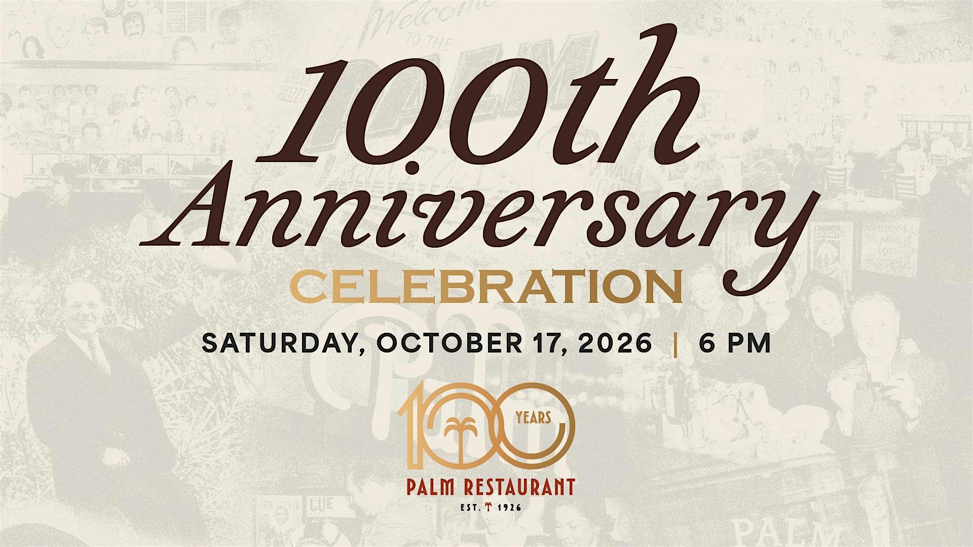 The Palm's 100th Anniversary Wine Dinner - Atlanta