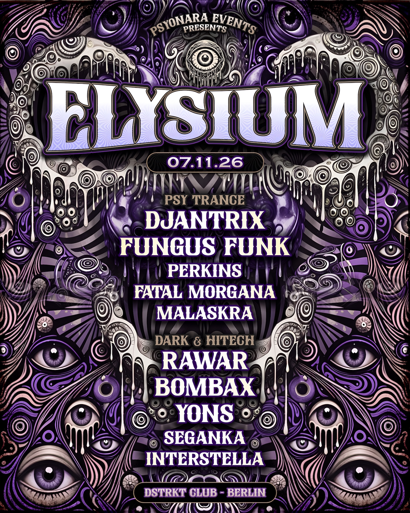 ELYSIUM - Fungus Funk - Rawar - Djantrix - Bombax
