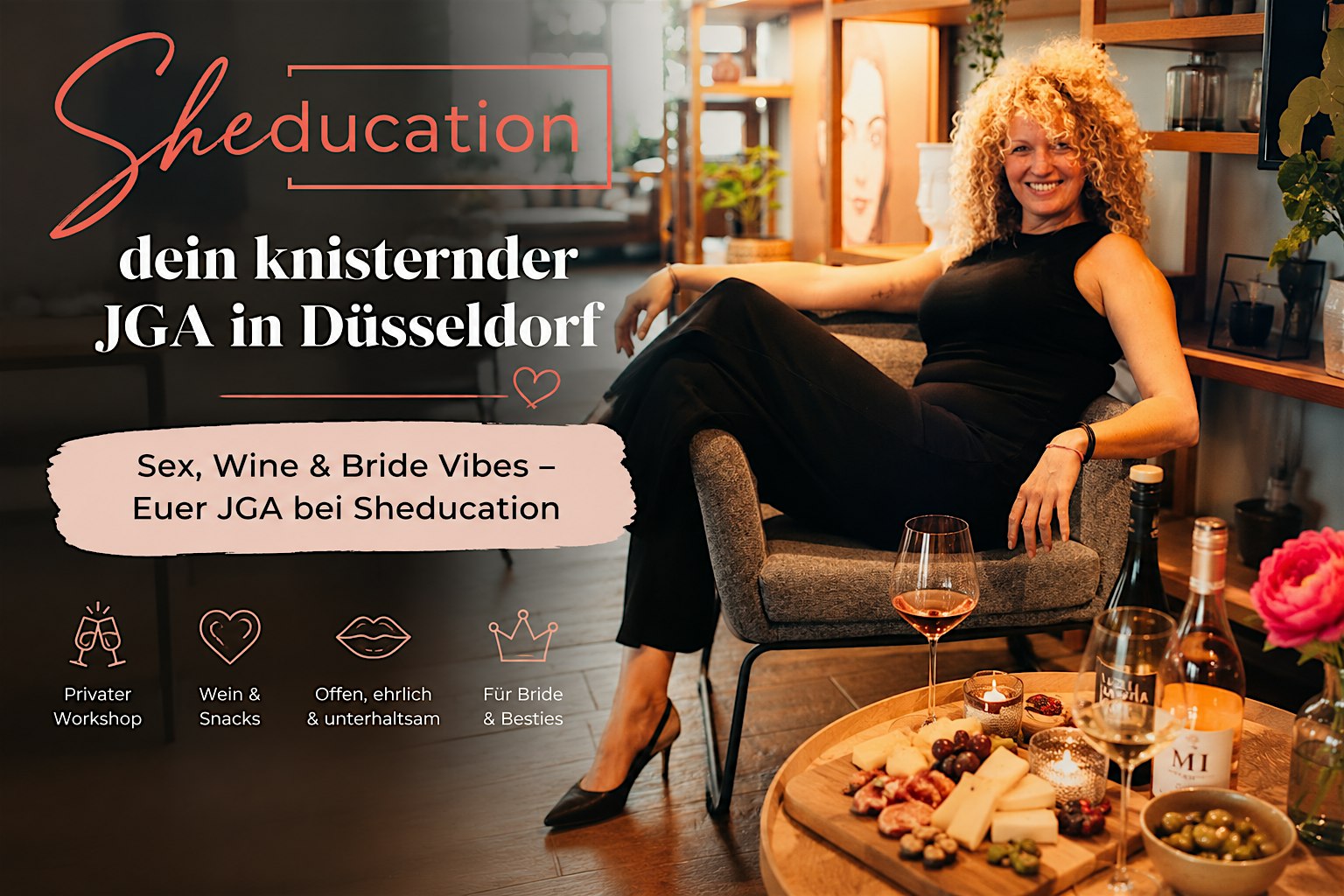 Dein JGA in Düsseldorf: Sex, Wine and Bride Vibes!