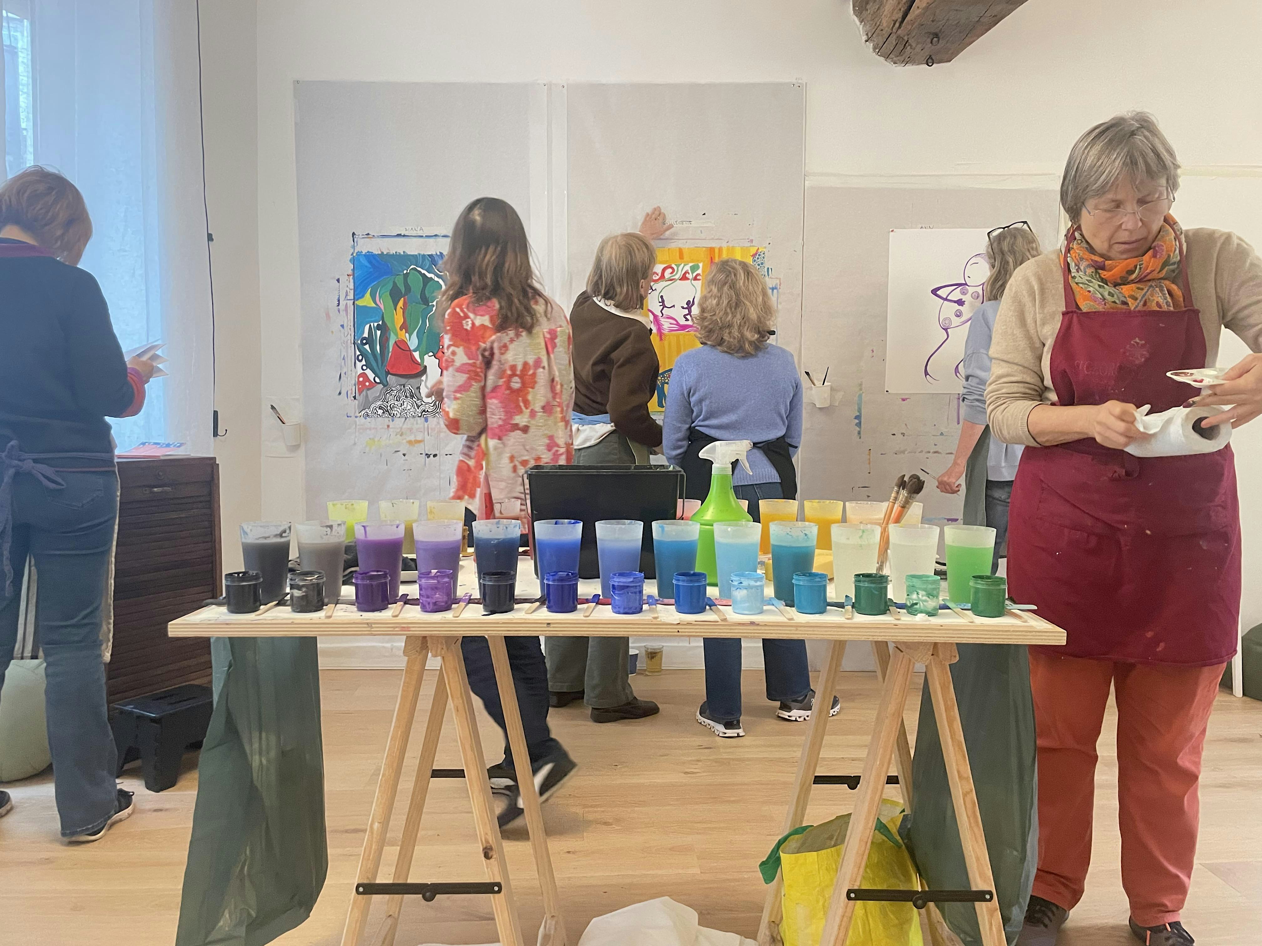 Color’Mouv — Ateliers et stages de Peinture Spontanée à Paris 12