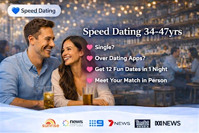 Melbourne Speed Dating Event 34–47years Singles Night | Speed Dating Social