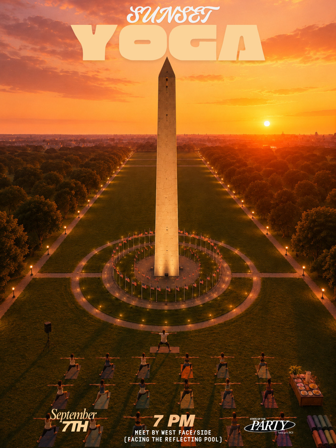 Sunset Yoga at the Monuments