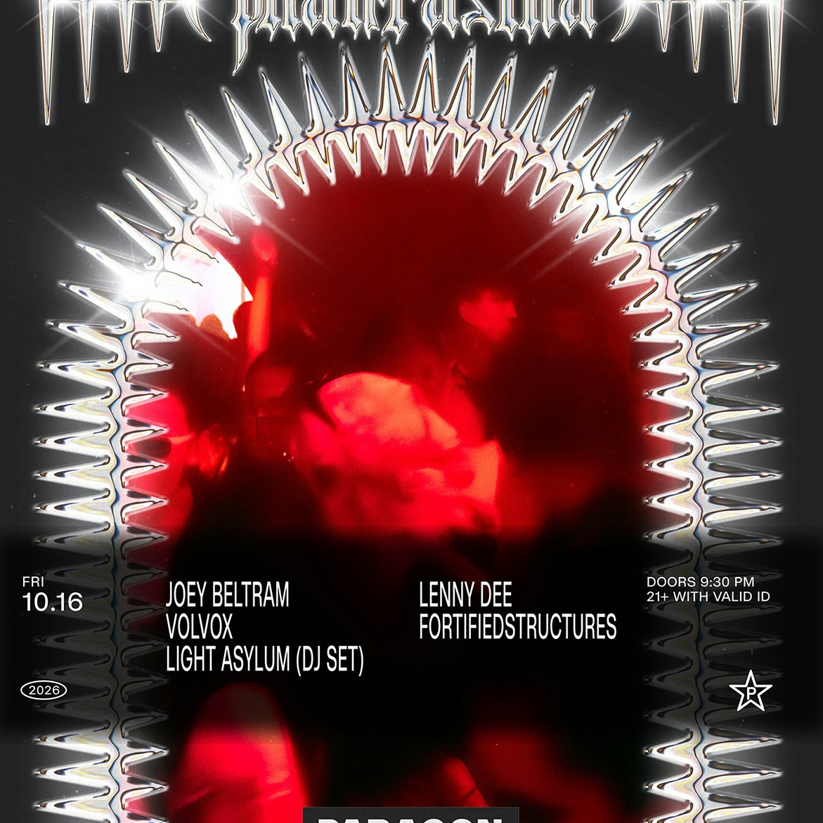 Phantasma: Joey Beltram, Volvox, Light Asylum +