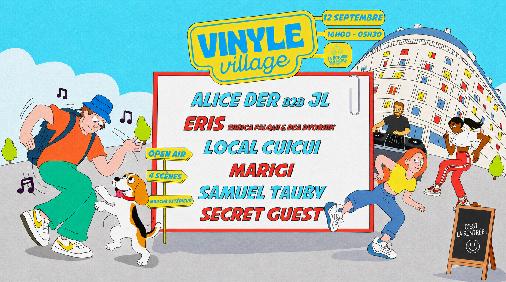 VINYLE VILLAGE - BACK TO SCHOOL: OPEN-AIR & CLUB XXL