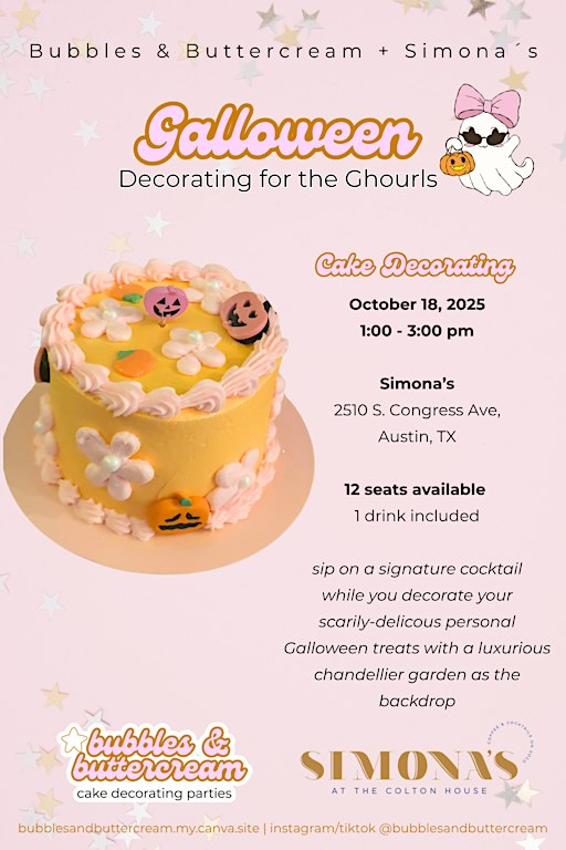 Galloween Cake Decorating Workshop