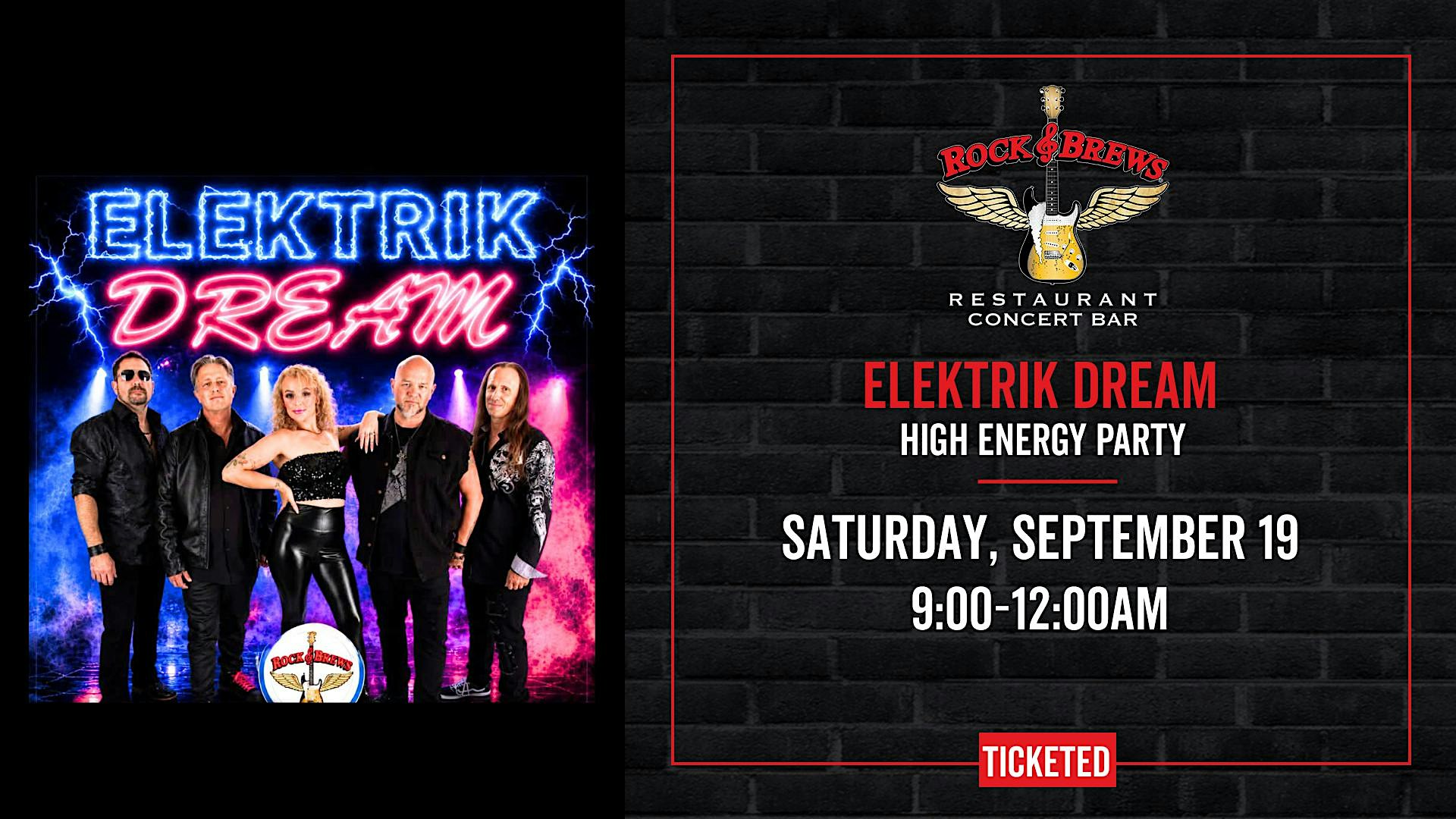 ELEKTRIK DREAM @ Rock & Brews Royal Oak