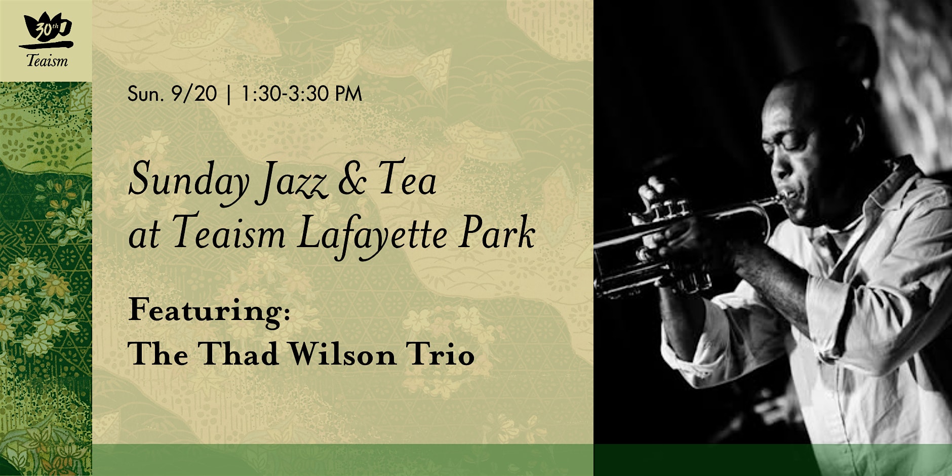Sunday Jazz & Tea: The Thad Wilson Trio