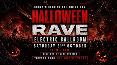 Halloween Rave | Sat 31 Oct at Electric Ballroom