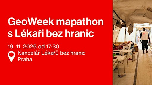 Pražský GeoWeek mapathon s Lékaři bez hranic